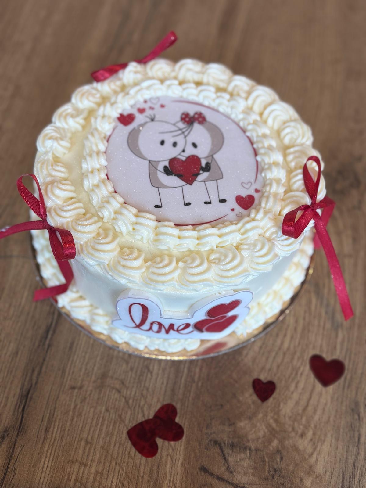 Tort personalizat realizat de Patiferia Artizanal, Otopeni – model 28