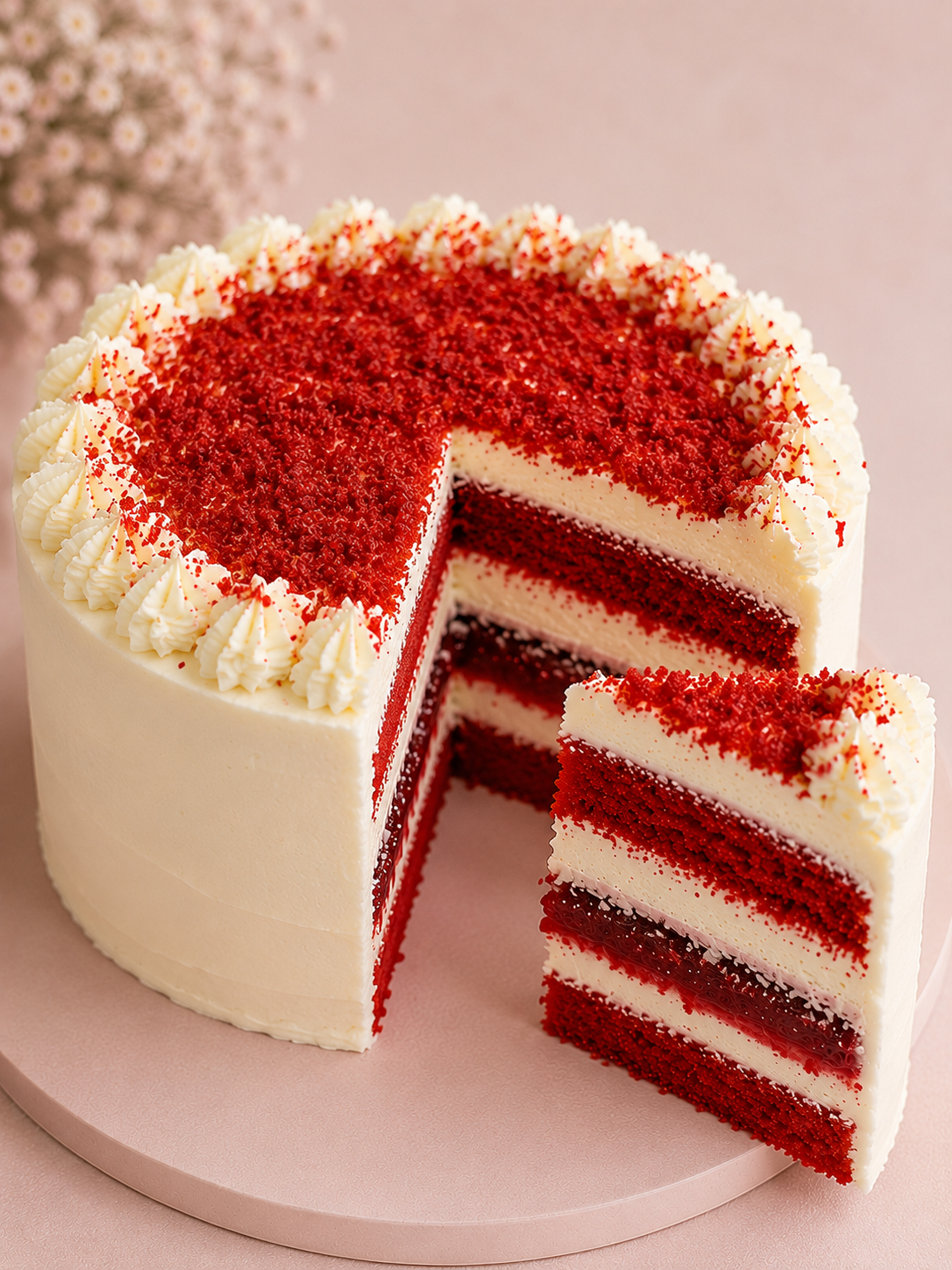 Tort Red Velvet Zmeura – kg
