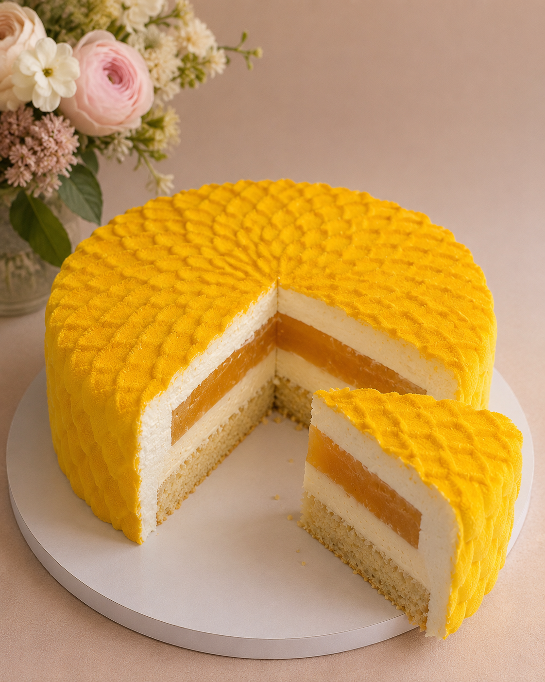Tort Entremet Piersici – kg